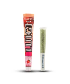 Alternative view of Luigi Strawberry OG Fattone Pre Roll 