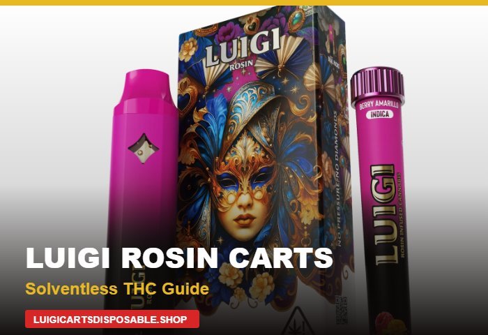LUIGI ROSIN CARTS Solventless THC Guide | Luigi Carts